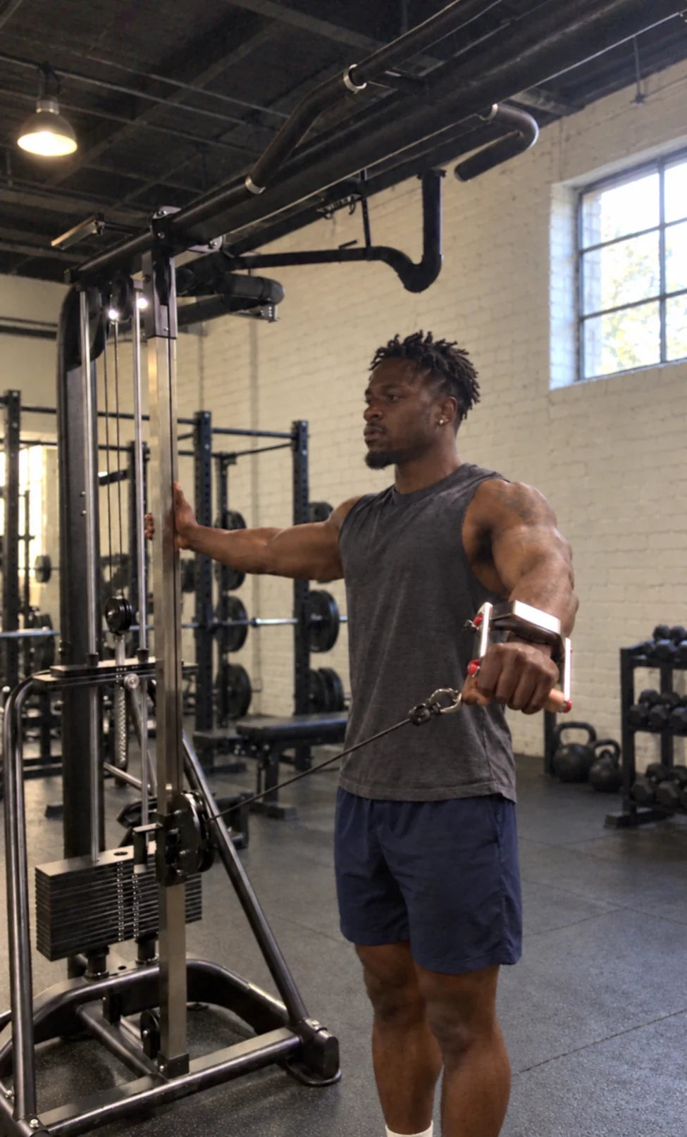AI-edited illustrative cable cuff training photo
