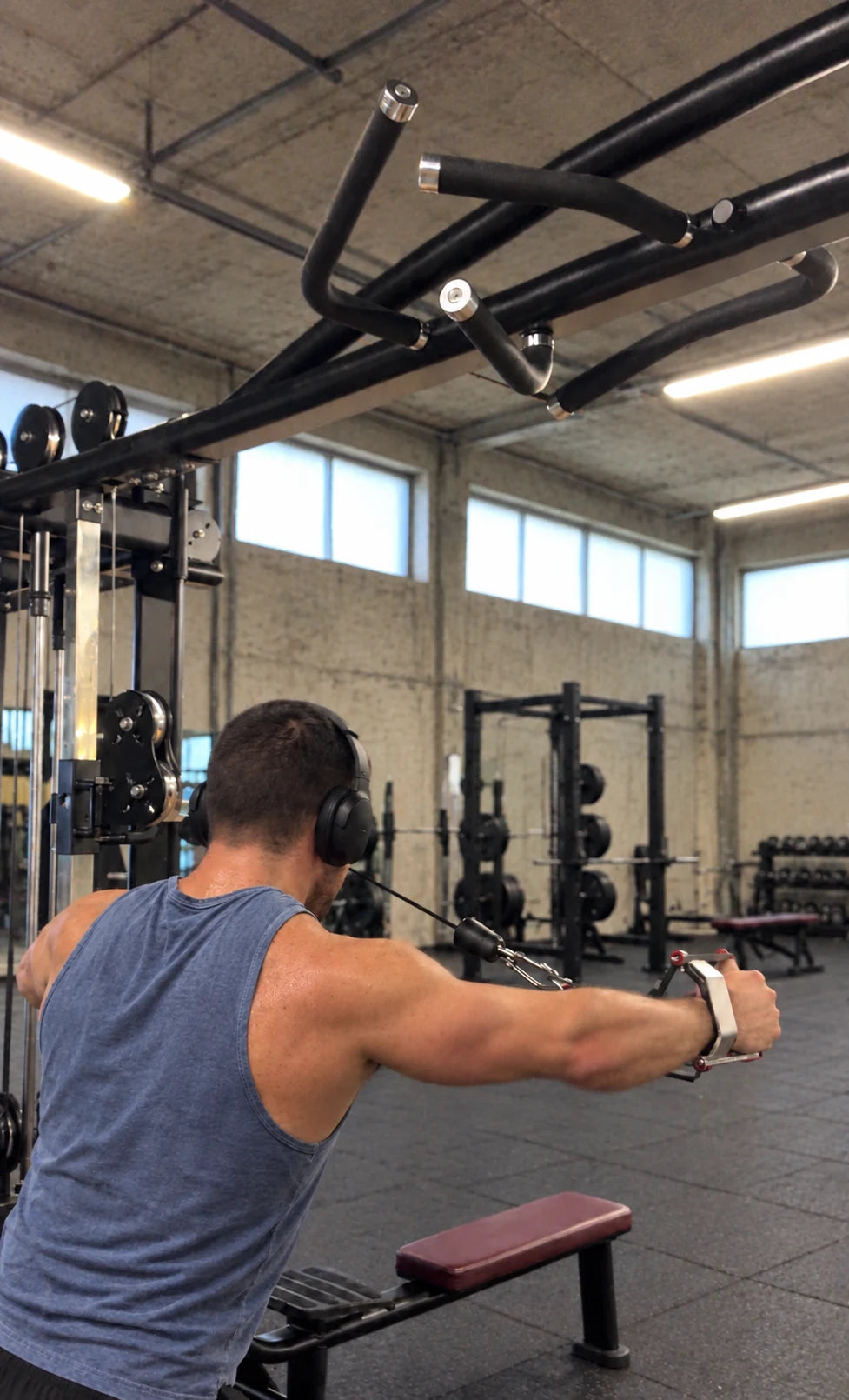 AI-edited illustrative cable cuff training photo