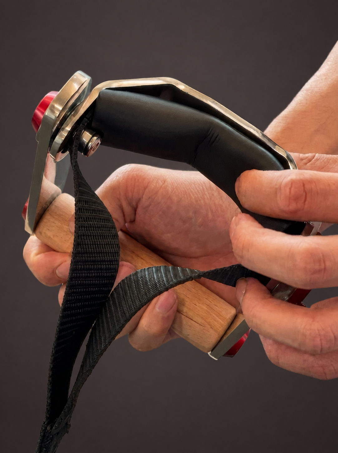 Close-up of cushioning inside the wrist support